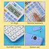 12-Digit Minimalist Mini Calculator Large LCD Display Electronic Calculator  Home