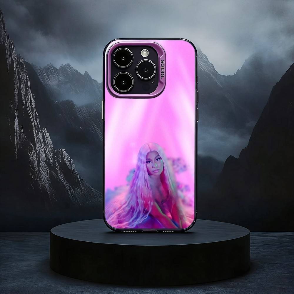 

N-Nicki Singer Minaj Black Candy silver phone case Phone Case For iPhone17,16,15,14,13,12,11 Plus,Pro Max iPhone17PRO