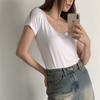 New ArriValS Open Run Women S V Neck ShorT SleeVe Rayon T ShirT colorleSS