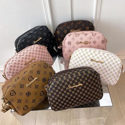 Printed Versatile Shoulder Crossbody Camera Bag Retro Elegant Women's Bag Casual Small Square Bag