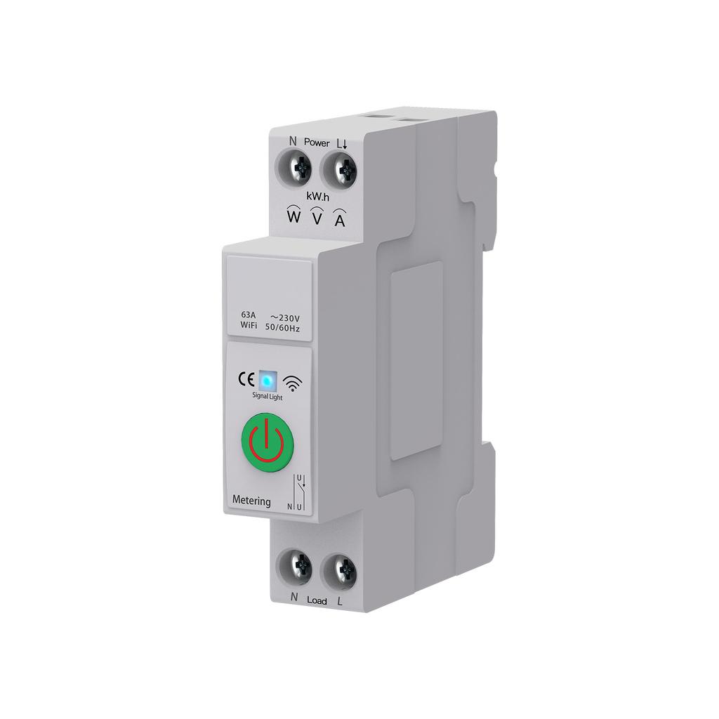Smart Circuit Breaker TY APP WiFi Enabled Circuit Breaker 63A Monitor Power Consumption Control Timer Electricity