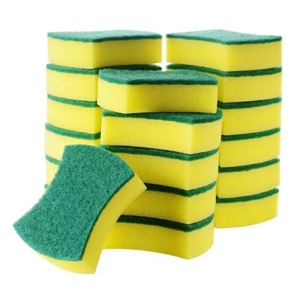 1pc Soft Superabsorbent Cleaning Sponge, Dishware Scrub Stain Quick Removal Sponge Kitchen Supplies