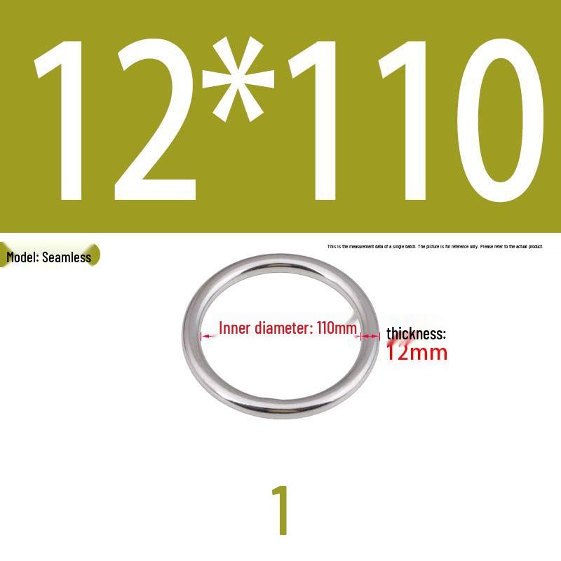 304 Stainless Steel Seamless O-Ring for Lifting and Hammock Yoga Connection