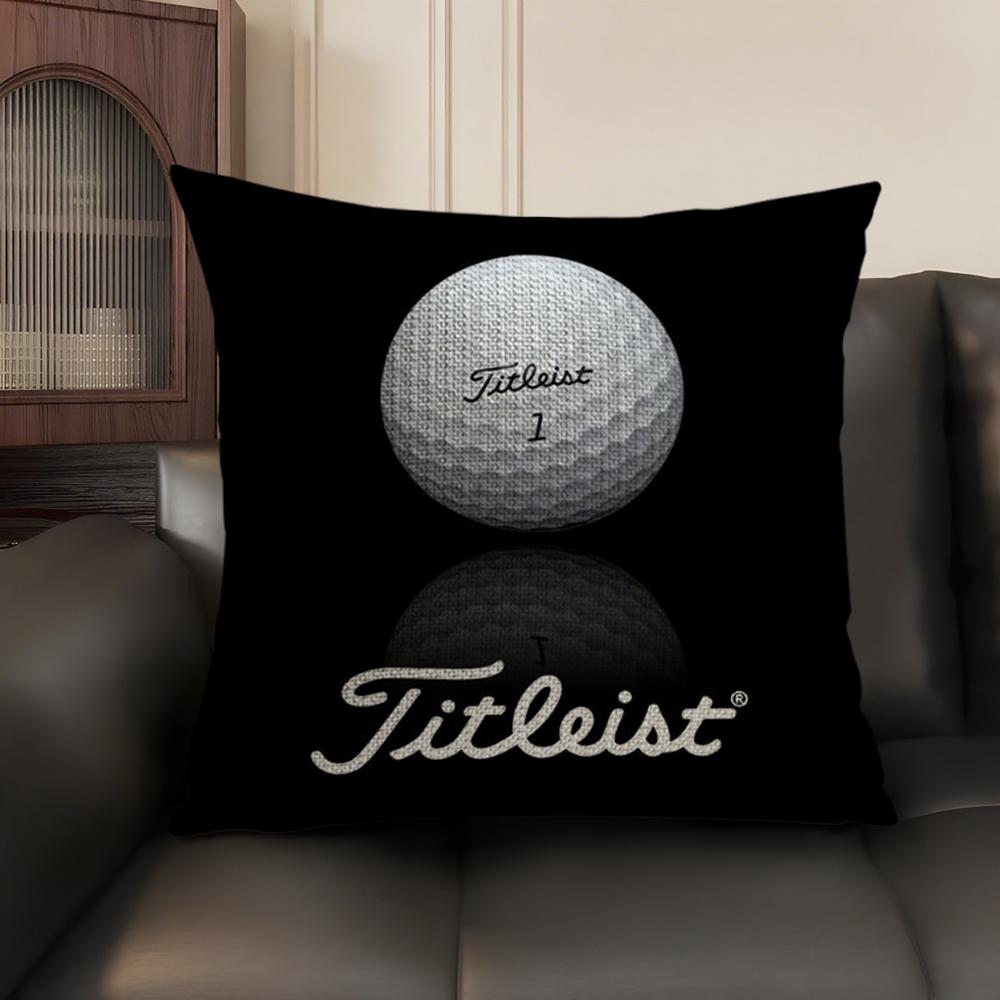 Golf Sports TTitleistS Cushion Cover Natural Linen Organic Fabric DoubleSided Printing Sofa Home Decor Gift Pillow Case
