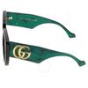 Gucci Grüne Geometrische Damen Sonnenbrille Gg0956s 001 54