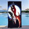 1pc D-Devil May Cry Dante Demon Hunter Microfiber Beach Towel Quick Dry Super Absorbent Sand Free Soft Oversized Bath Towels