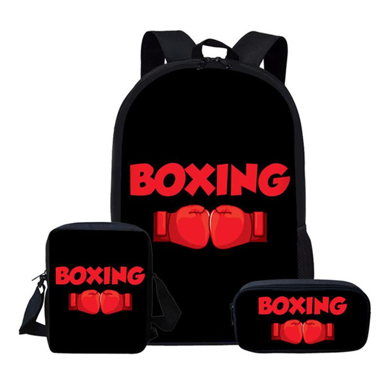 Trendy Popular Funny Judo 3D Print 3pcs/Set pupil School Bags Laptop Daypack Backpack Inclined shoulder bag Pencil Case