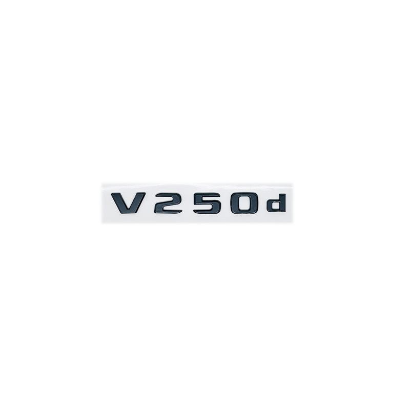 3D Letters V250d V300d NIGHT EDITION ABS Emblem for Mercedes Benz V Class W447 Car Fender Badge Trunk Nameplate Logo Sticker QO1