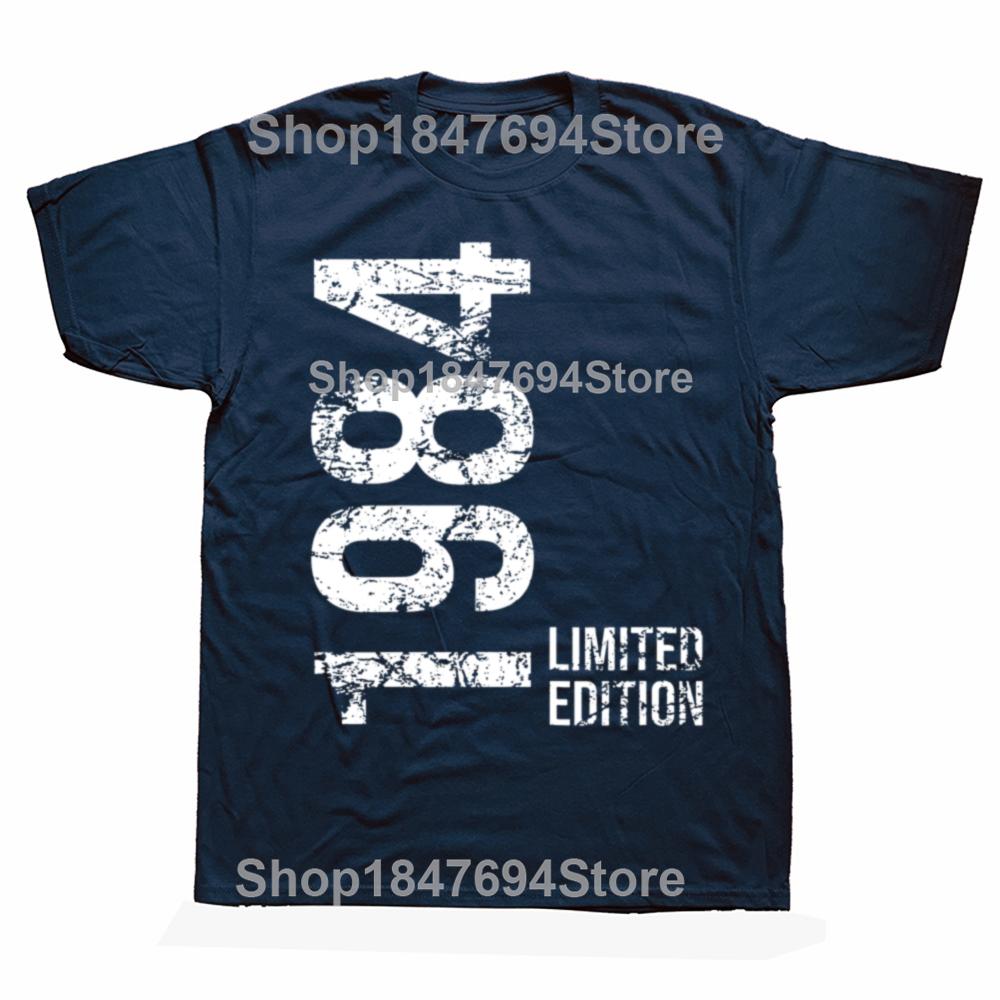 Funny 1984 Limited Edition 42 Years Old 100 Cotton Tshirt Men Womens Fashion Casual Tshirt Loose Oversized Streetwear T Shirt
