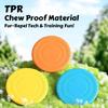 UltraBite Flying Spin Float Disc -Tear Resistant & Soft Flex Dental Grip Dog Interaction Toy for Backyard Fetch & Agility Run