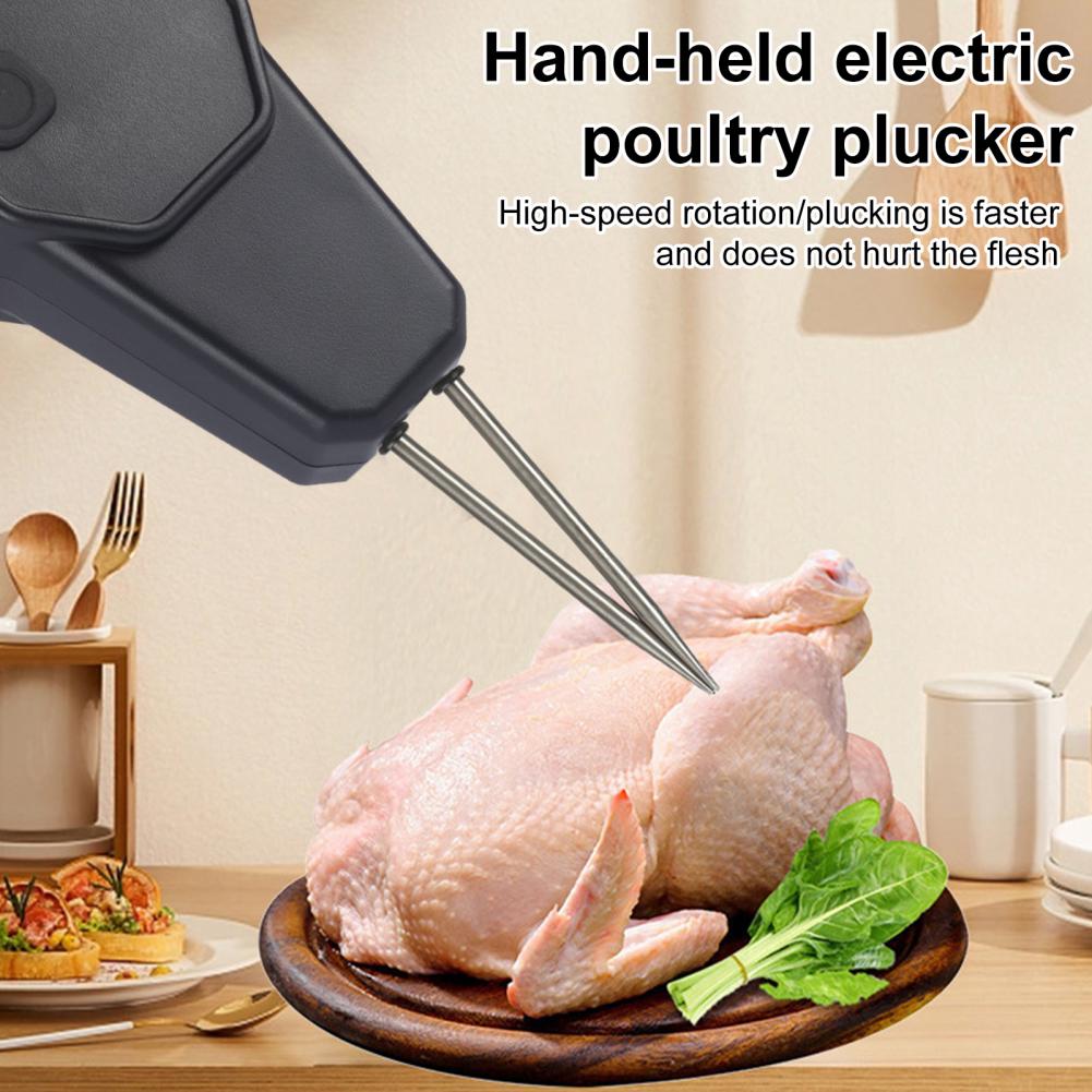 Electric Chicken Plucker Machine Handheld Poultry Feather Plucker Portable Automatic Hair Puller for Chickens Turkeys Ducks Wate