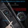 12V Cigarette Lighter Socket 3 in 1 Waterproof Car Dual QC3.0 USB Outlet Panel for RV Marine Boat Power Socket Charger Socket