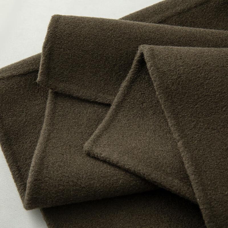 Fanzhen Women's 2024 A/W 100% Wool Mid-Length Overcoat