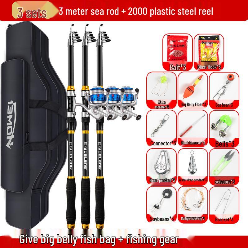 Sea Fishing Rod Set: Complete Long-Cast Gear Kit