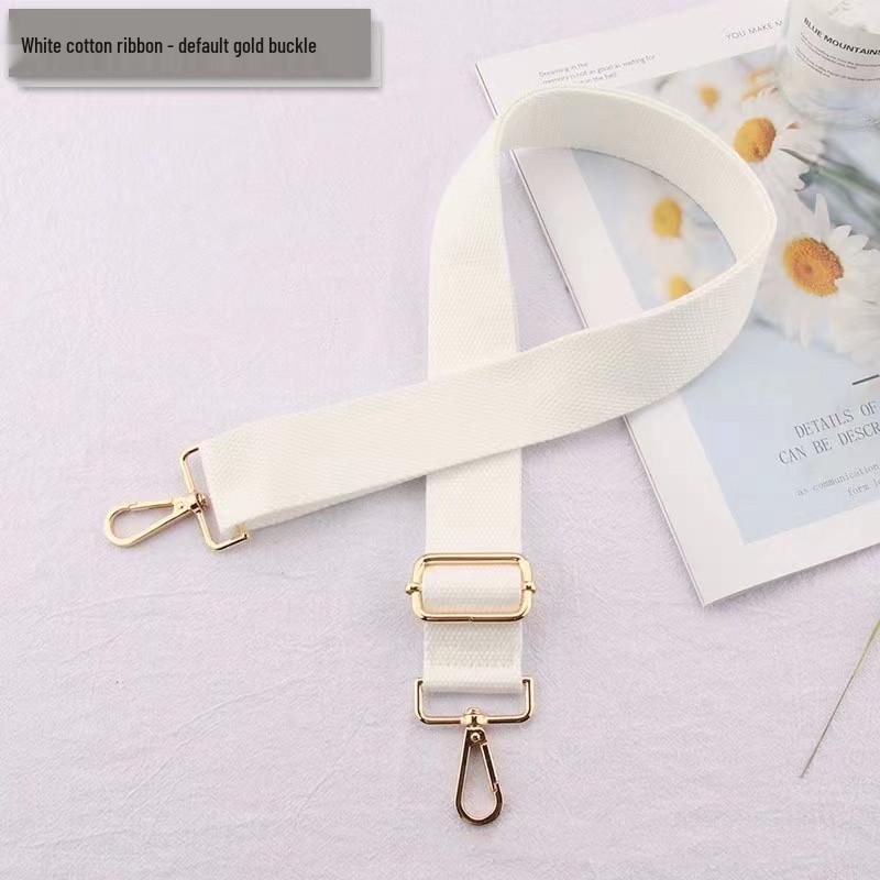 Crossbody Casual Solid Color Cotton Handbag with Adjustable Back Support Straps