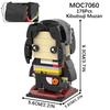 MOC Demon Bricks Anime Figure Slayer Head Tanjirou Mitsuri Inosuke Building Blocks Friends Gift Toys For Children Adult 3D Medol