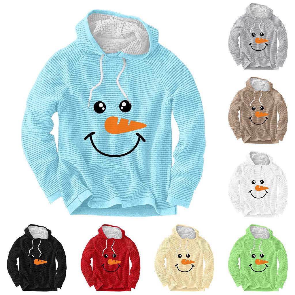 Men'S Casual And Fashionable Long Sleeved Hooded Pullover