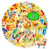 56 Colorful Hand-Painted Wind Cute Graffiti Stickers Animals Okay Oil Painting Wind Fun Creative Children'S Stickers