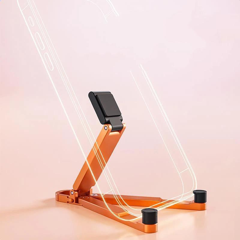 Mini Foldable Keychain Phone Stand Multi Angle Adjustable Hands Free Universal Holder for Phones Below 7 Inch Creative Small Gifts