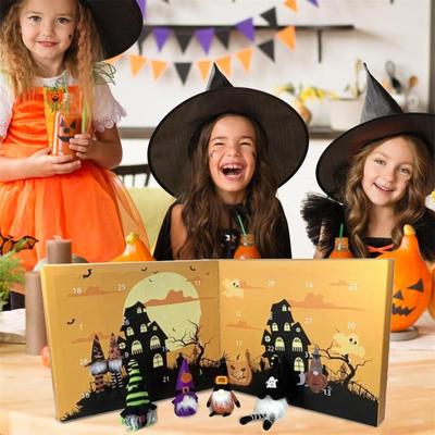 Halloween Gnome Advent Calendar 2024,Gnome Advent Calendar Halloween Countdown, Halloween Gnome Advent Calendar  Table Decorations Holiday Home Decora