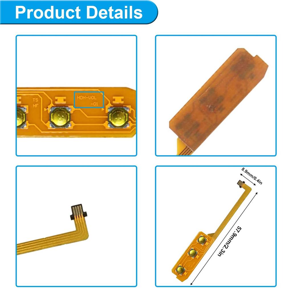 ZHUROUPU Tasten Flexkabel Ersatz für Nintendo Switch Lite Linker Tastenanschluss Flachbandkabel für Nintendo Switch Lite Hauptplatine von