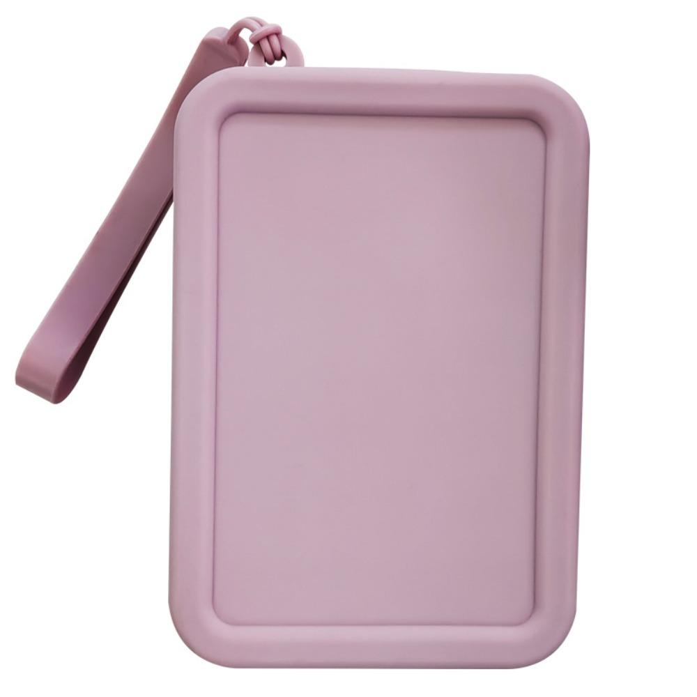 Simple Zipper Coin Purse Portable Waterproof Makeup Bag Rectangular High-capacity Earphone Bag Data Line