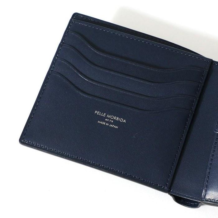 [Pelle Morbida] Barca Two-Fold Wallet BA604 BLACK