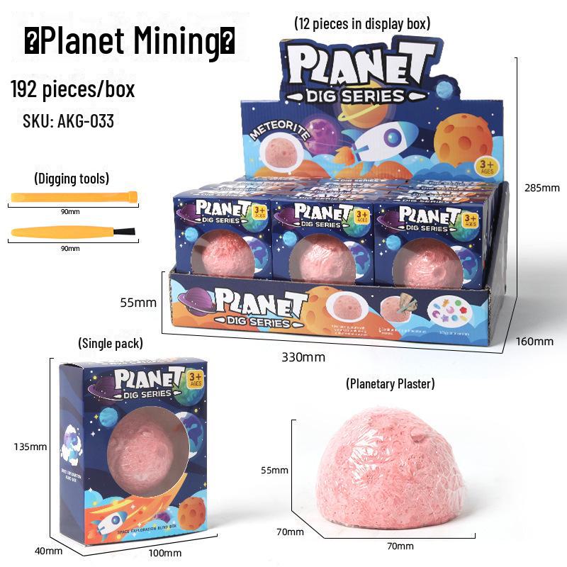 Colorful Gemstone Excavation Toys: Educational Blind Boxes for Kids
