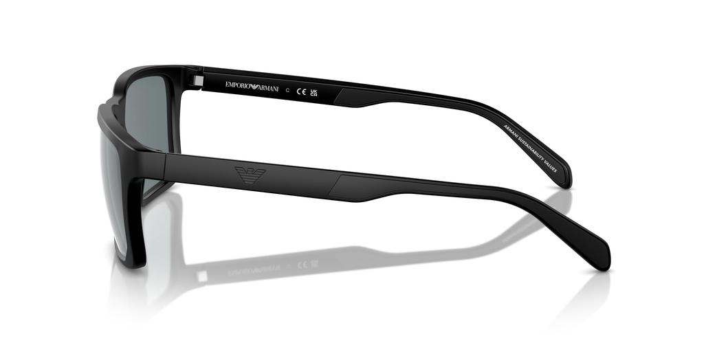 Emporio Armani Sunglasses EA4219F Matte Black 58 Men's