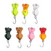1Pc Outdoors Durable 2g2.9cm/6g4.2cm 3D Fishing Lure Metal alloy Two sections Sea Fishing Tackle Jigging Wobblers ArtificialBait