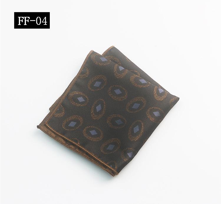 Pocket Towel Men'S, Suit Banquet Wedding Groom Best Man Striped Pattern High-End Small Square Towel Handkerchief