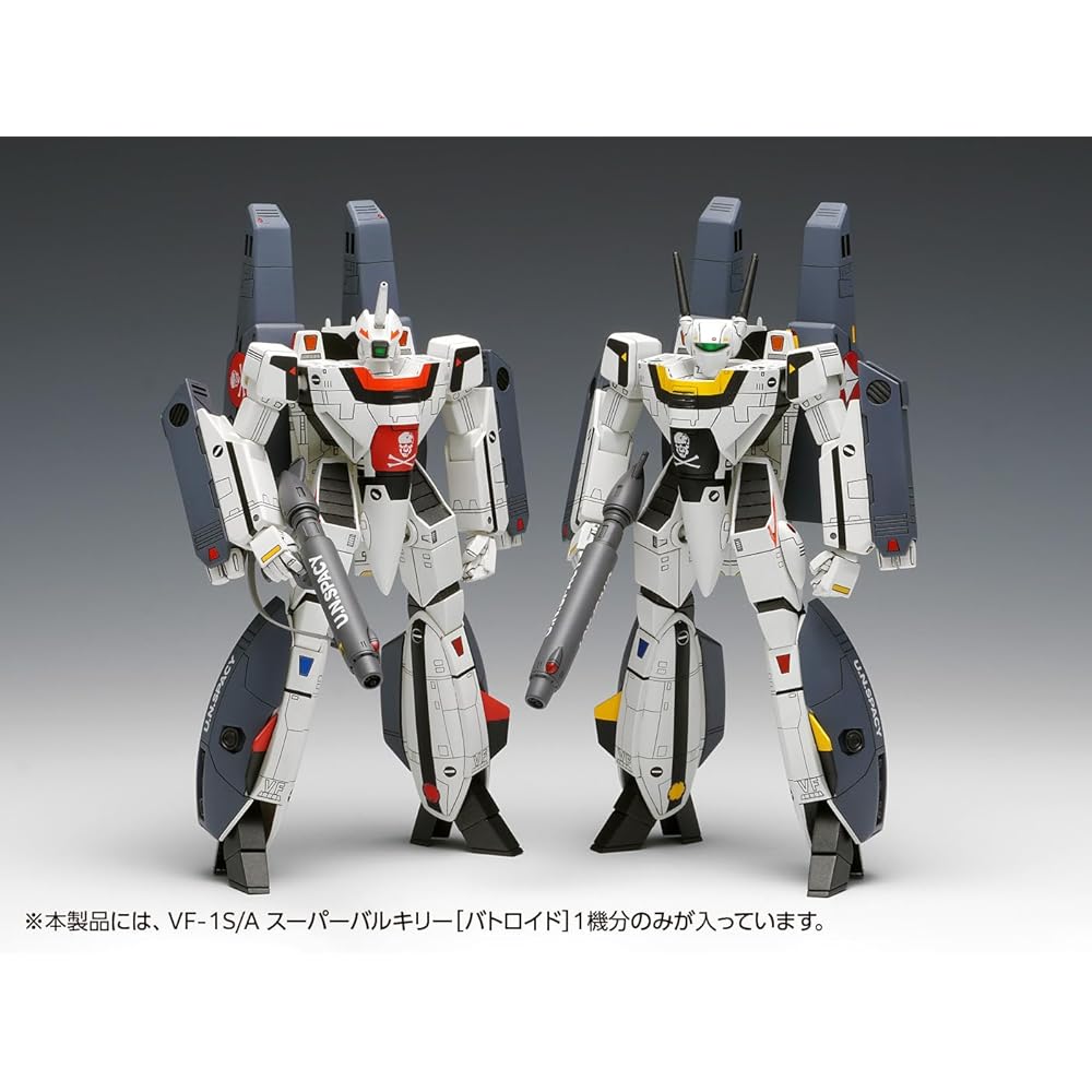 Wave Macross VF-1S/A Super Valkyrie Battroid Model Kit 1/100 Scale Approximately 16cm Tall
