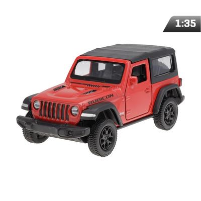 Model 1:35 RMZ Jeep Wrangler Rubicon 2021 Hard Top, Red