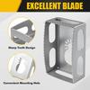 Square Slot Cutter Compatible for Dewalt 20V&Milwukee M18 Oscillating Multi-Tool To Cut-in Single Gang Wall Boxes,Outlet Cutter Drywall Carving Tool