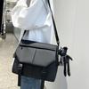 Nylon Crossbody Shoulder Bag Multi-pocket Large Capacity Bag Waterproof Messenger Bag  Cycling Use