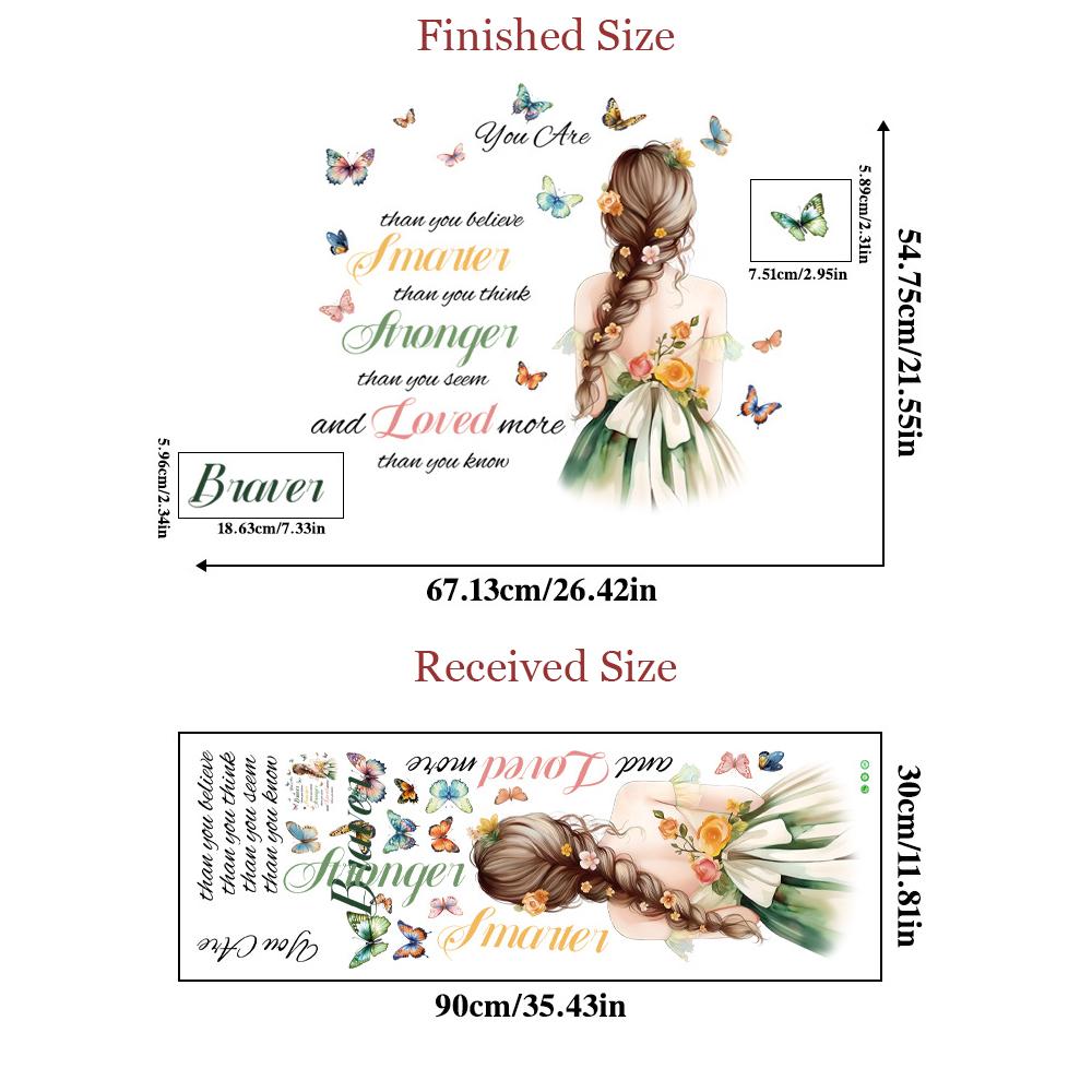 

Подсолнух Уверенная Девушка Наклейка На Стену Самоклеящиеся Вдохновляющие Цитаты Женские Украшения Спальни Наклейки На Изголовье Кровати as pic