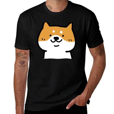 Cute Chubby Shiba Or Corgi Dog Tshirt Lightweight Running Sports Tshirt