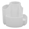 360 Degree Rotating Pen Holder Desk Large Capacity Pencil Storage Organizer Multifunction Workplace Accessories White