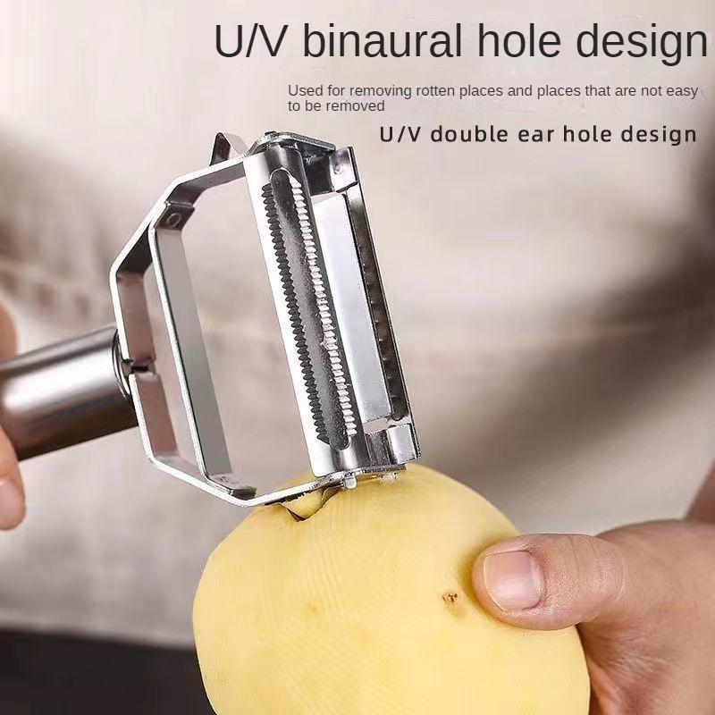 Peeler Fruit Peeler Multi-Functional Beam Knife Potato Household Kitchen Stainless Steel Artifact Vegetable Shredder