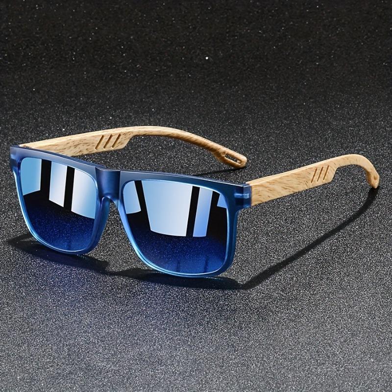 Fashionable Retro Men's and Women's Universal Square Glasses Men's Retro Driving Anti Glare Glasses