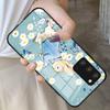 Cute P-PeterS Rabbit Phone Case For Samsung S26 S25 S24 FE S23 S22 S21 Plus S20 Ultra Note20Ultra Black Glass Cover