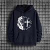 Male Trendy Casual Hoody 2025 Urban Chic Fall Winter Pullover Man of Faith Hoodies Streetwear Fashion Hip Hop Hooded Sweatshirt