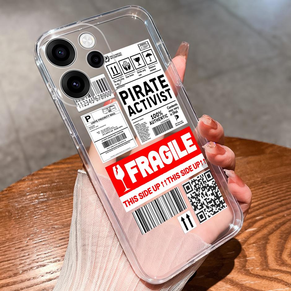 Cases For OPPO Reno15 15F 15Pro Cute Girl Love Heart Lightweight Simplicity Soft Transparent Housing For Reno 15F 15 Pro Capa