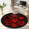 Famous cartoon NARUTO protagonist Uzumaki Naruto round carpet soft home decoration anti-slip door mat outdoor picnic mat carpet M2