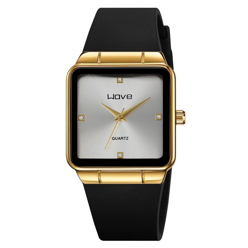 Watch Stylish Simple Square Men S Watch Personalized Simple Quartz Watch With Student [nude watch]