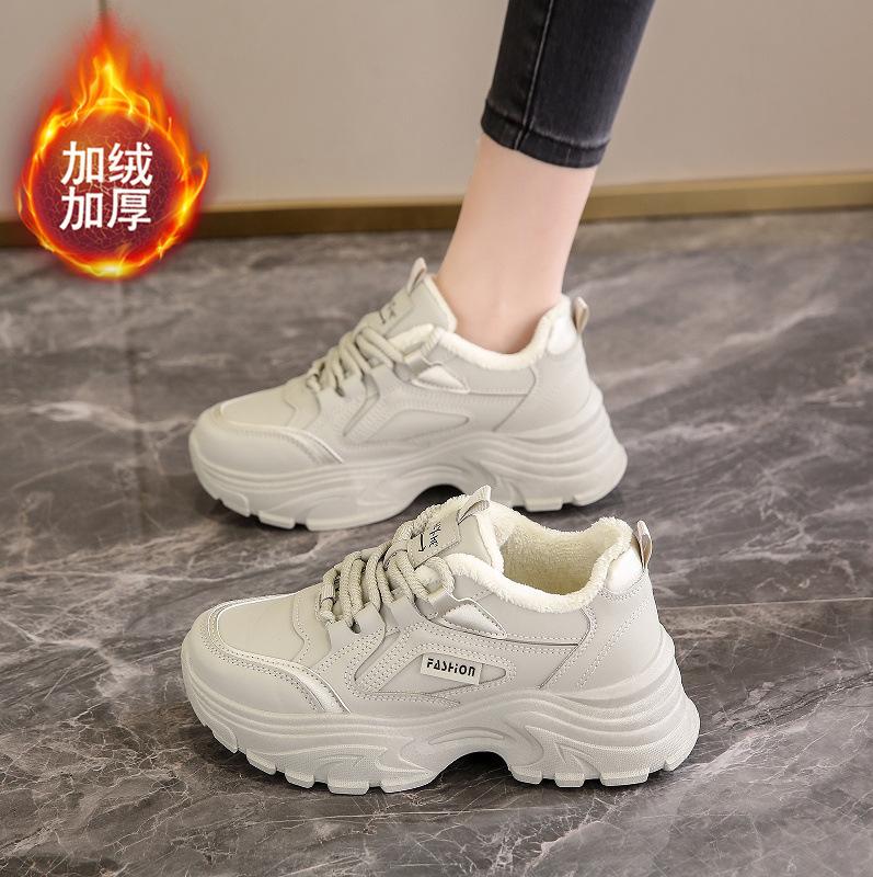 22 autumn new sports heightening dad shoes non-slip soft-soled platform casual shoes