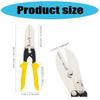 Industrial Grades Crimping Pliers With 5 Sturdy Blade For Efficient Secure Connection On Metal Pipes And Ductwork