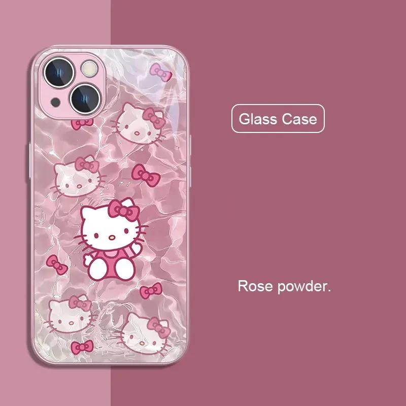 

Summer Swim Hello Kitty Metallic-Color Phone Case For Samsung A 03 04 12 14 21 22 23 24 30 32 33 34 51 52 53 54 71 72 73 5G Samsung A03