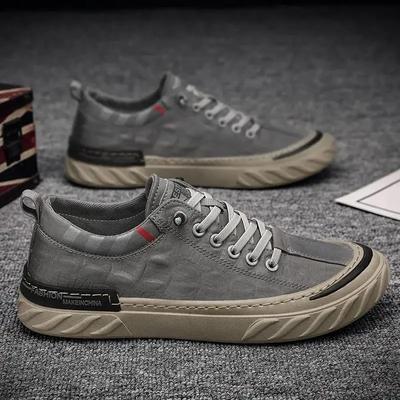 Fashion Breathable Ice Silk Cloth Casual Sports Flats Loafers Canvas Men Shoes Comfortable All-match Sneakers Old Cloth Shoes