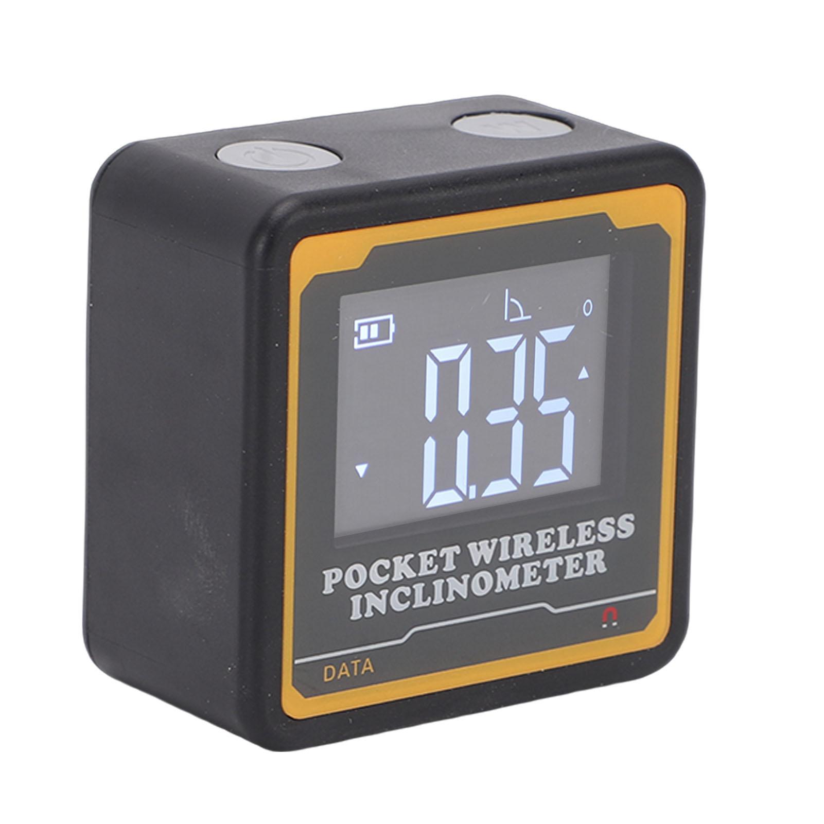

Digital Inclinometer Bluetooth Transmission Backlit Screen Portable Electronic Angle Gauge for Woodworking Construction